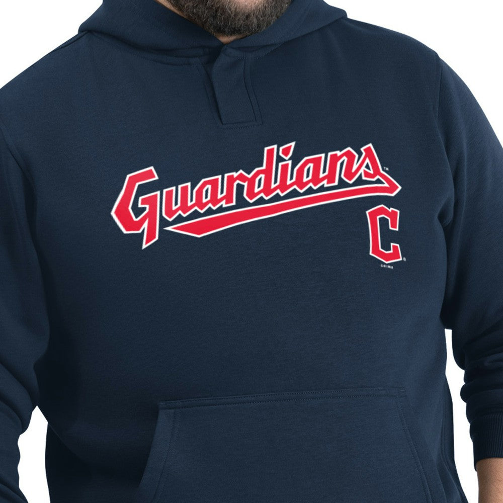Cleveland Guardians G-III Sports by Carl Banks Adaptive Lockup Fleece Hoodie - Navy Hoodies