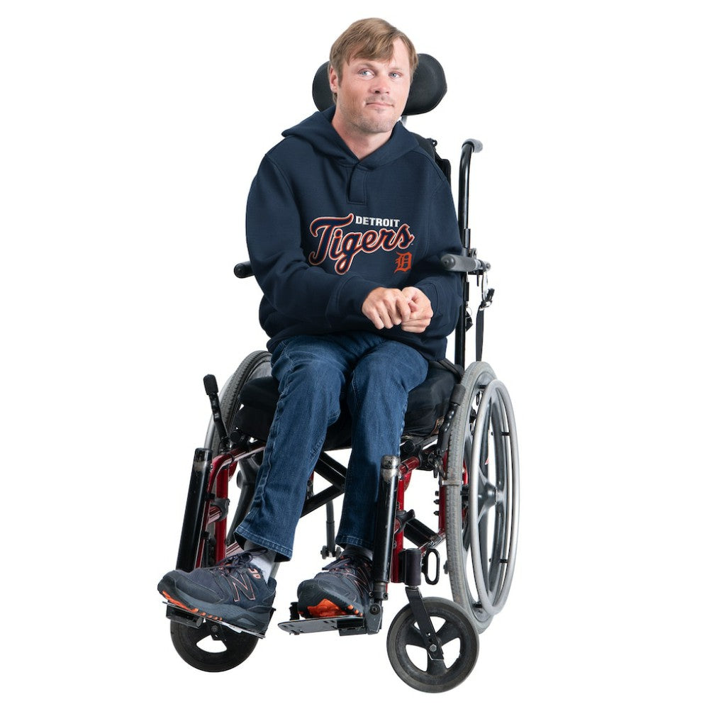 Detroit Tigers G-III Sports by Carl Banks Adaptive Lockup Fleece Hoodie - Navy Hoodies