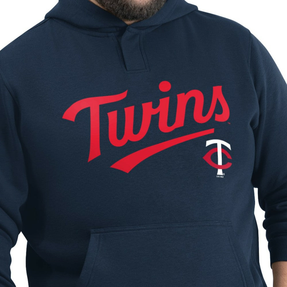 Minnesota Twins G-III Sports by Carl Banks Adaptive Lockup Fleece Hoodie - Navy Hoodies