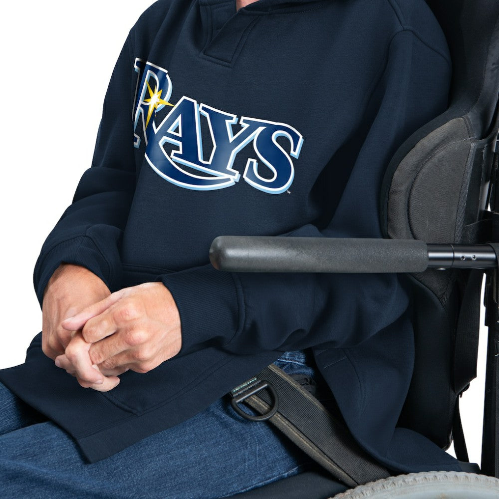 Tampa Bay Rays G-III Sports by Carl Banks Adaptive Lockup Fleece Hoodie - Navy Hoodies