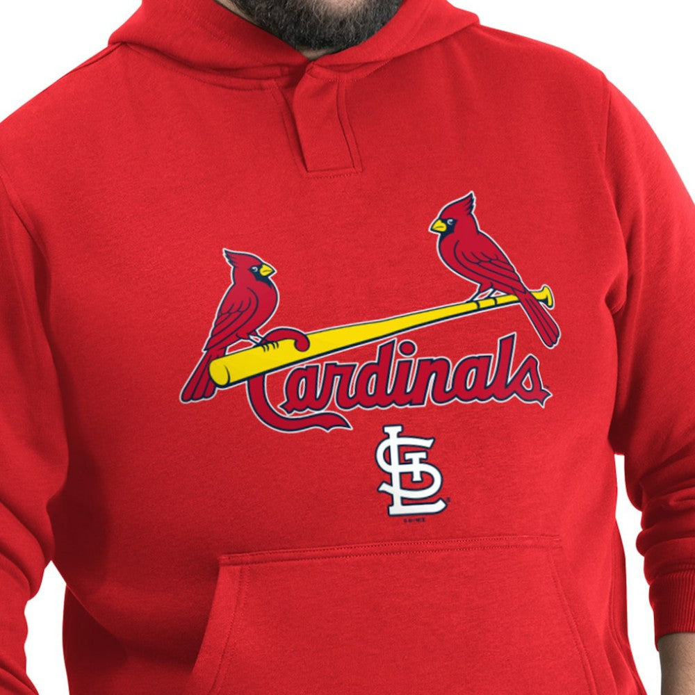 St. Louis Cardinals G-III Sports by Carl Banks Adaptive Lockup Fleece Hoodie - Red Hoodies