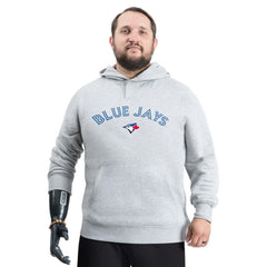 Toronto Blue Jays G-III Sports by Carl Banks Adaptive Lockup Fleece Hoodie - Gray Hoodies