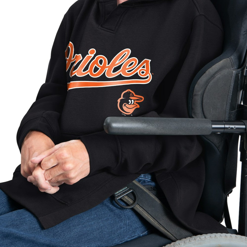 Baltimore Orioles G-III Sports by Carl Banks Adaptive Lockup Fleece Hoodie - Black Hoodies