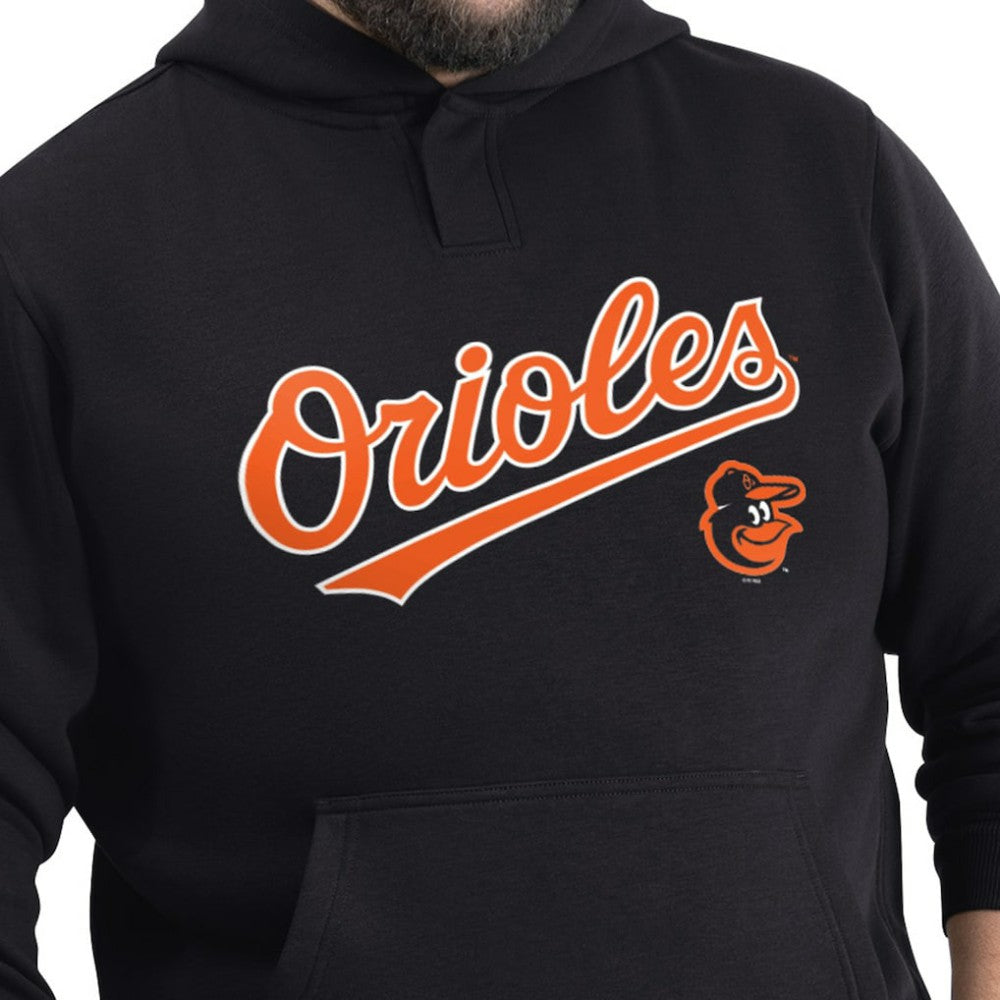 Baltimore Orioles G-III Sports by Carl Banks Adaptive Lockup Fleece Hoodie - Black Hoodies