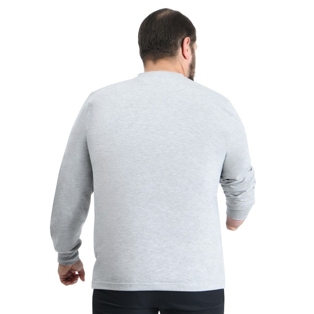 Los Angeles Dodgers G-III Sports by Carl Banks Adaptive Long Sleeve T-Shirt - Gray T-shirts