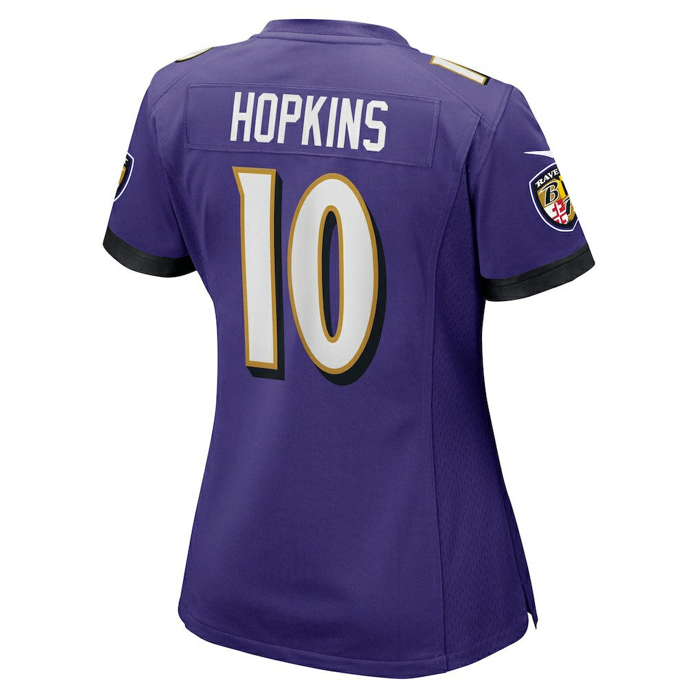 DeAndre Hopkins Baltimore Ravens Women's Team Game Jersey - Purple Jerseys