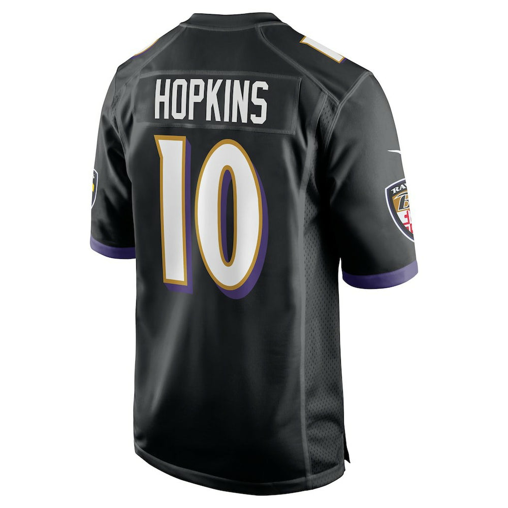 DeAndre Hopkins Baltimore Ravens Alternate Game Jersey - Black Jerseys