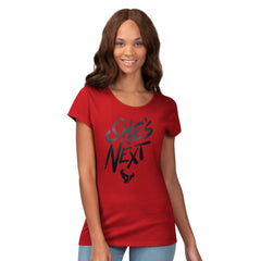 Houston Texans G-III 4Her by Carl Banks Women's She's Next Endzone T-Shirt - Red T-shirts