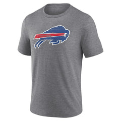 Buffalo Bills Heritage Custom Name & Number Tri-Blend T-Shirt - Gray T-shirts