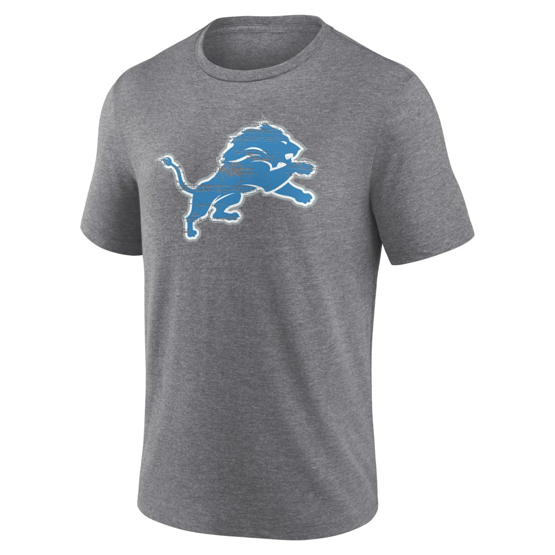 Detroit Lions Heritage Custom Name & Number Tri-Blend T-Shirt - Gray T-shirts