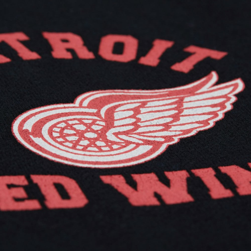 Detroit Red Wings Mitchell & Ness Women's Vintage Crewneck Sweatshirt - Black | US 203398446