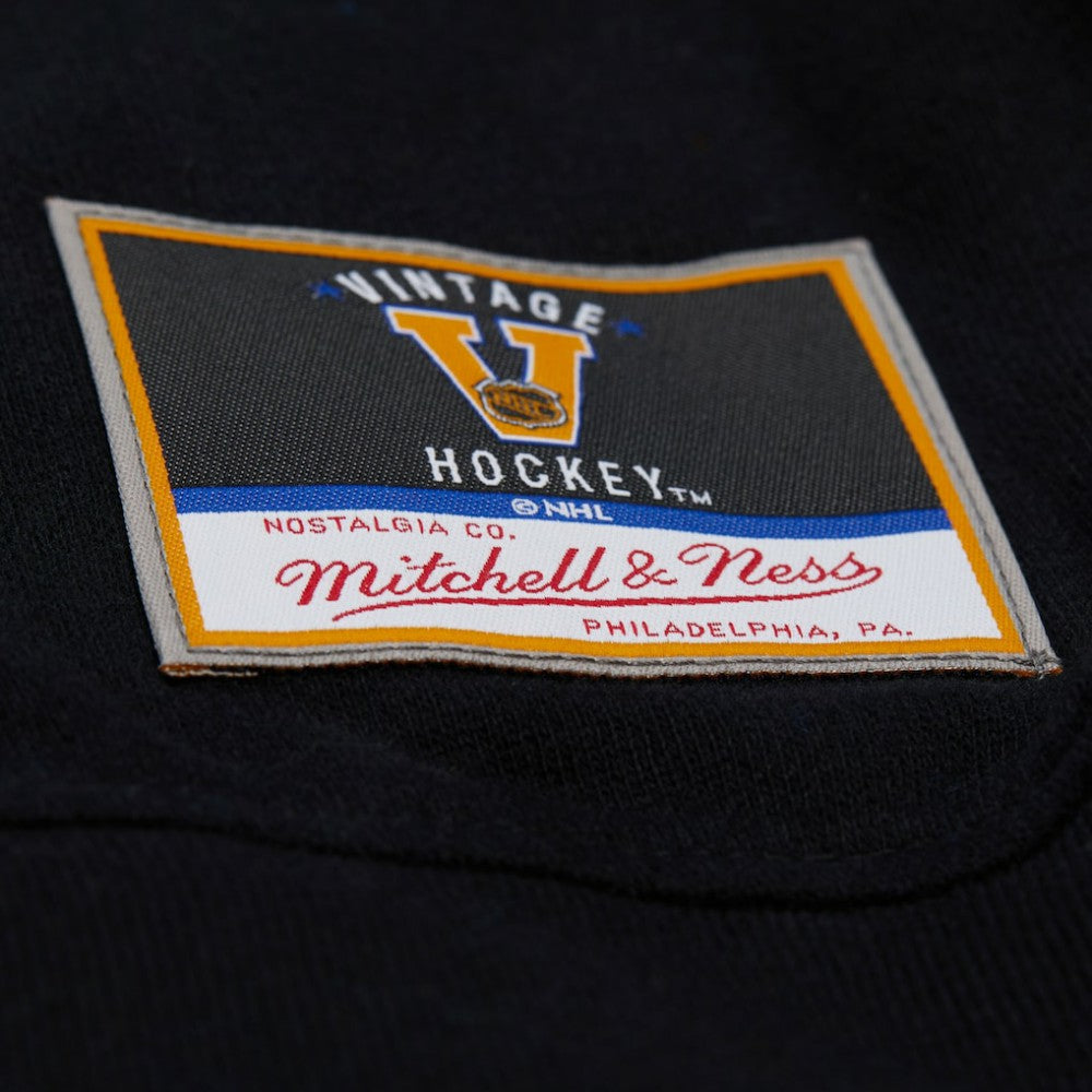 Detroit Red Wings Mitchell & Ness Women's Vintage Crewneck Sweatshirt - Black | US 203398446