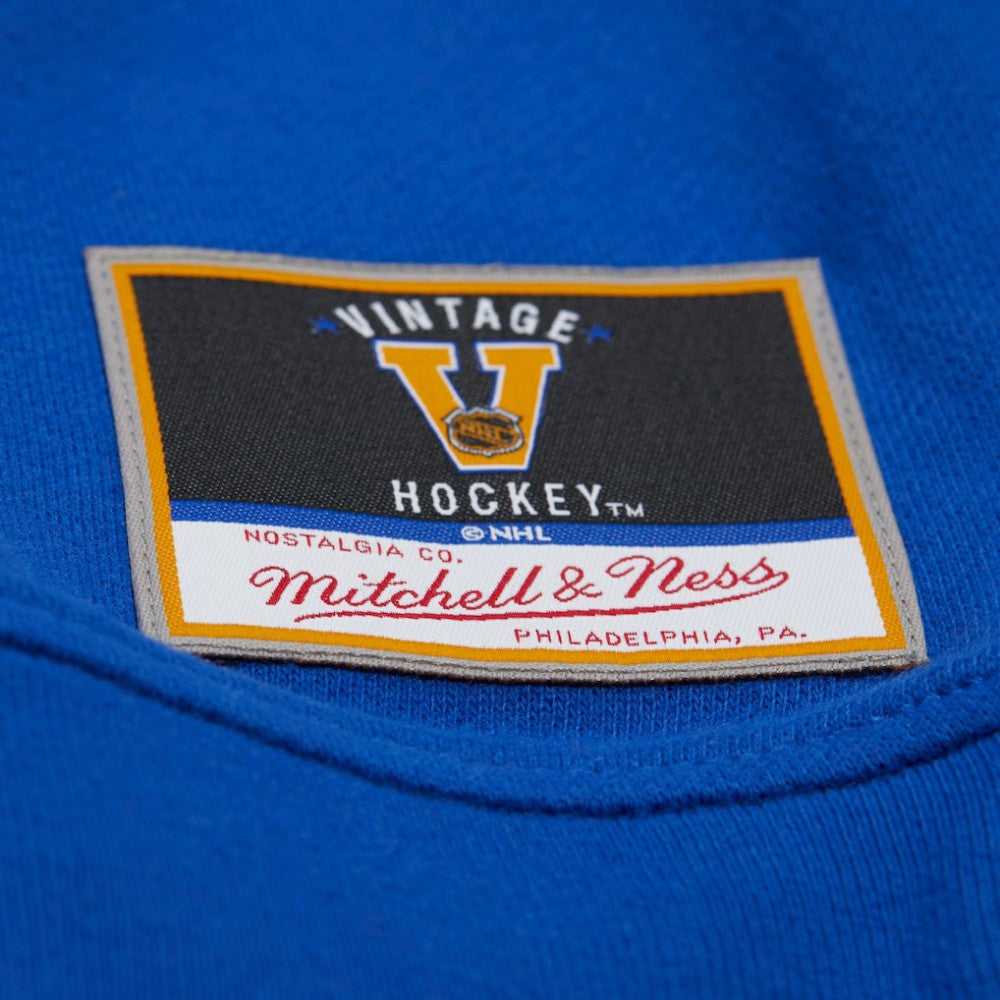 St. Louis Blues Mitchell & Ness Women's Vintage Crewneck Sweatshirt - Blue | US 203398447
