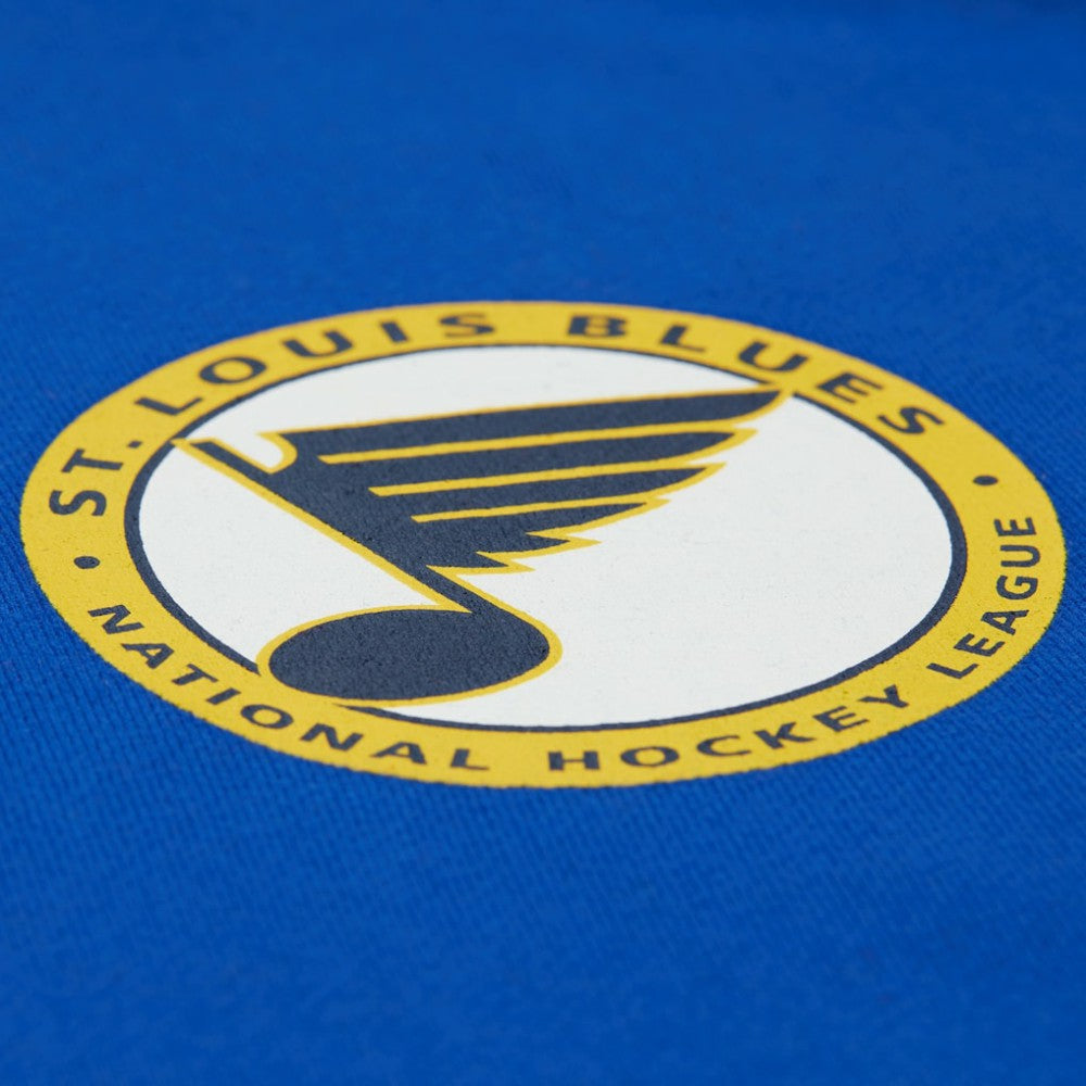 St. Louis Blues Mitchell & Ness Women's Vintage Crewneck Sweatshirt - Blue | US 203398447