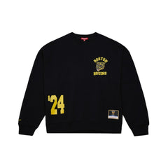 Boston Bruins Mitchell & Ness Women's Vintage Crewneck Sweatshirt - Black | US 203398449