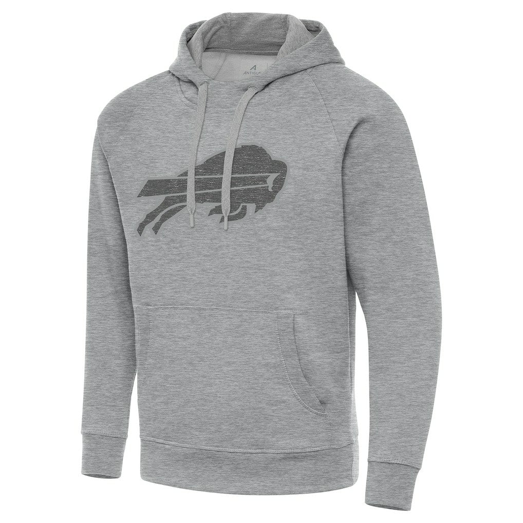Buffalo Bills Antigua Victory Hoodie - Heather Gray Hoodies