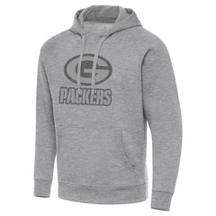 Green Bay Packers Antigua Victory Hoodie - Heather Gray Hoodies