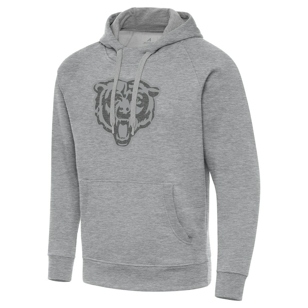 Chicago Bears Antigua Victory Hoodie - Heather Gray Hoodies