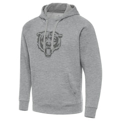 Chicago Bears Antigua Victory Hoodie - Heather Gray Hoodies
