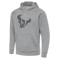 Houston Texans Antigua Victory Hoodie - Heather Gray Hoodies