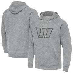 Washington Commanders Antigua Victory Hoodie - Heather Gray Hoodies