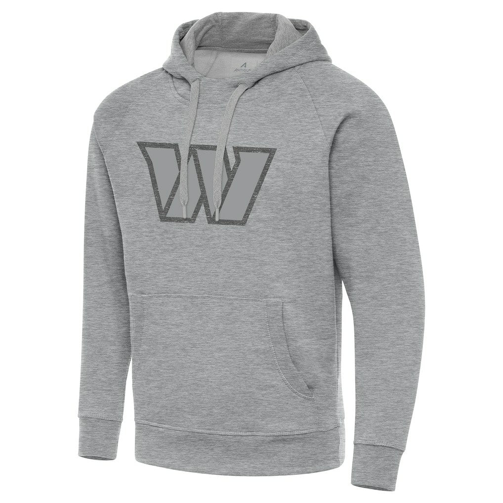 Washington Commanders Antigua Victory Hoodie - Heather Gray Hoodies