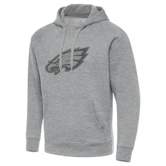 Philadelphia Eagles Antigua Victory Hoodie - Heather Gray Hoodies