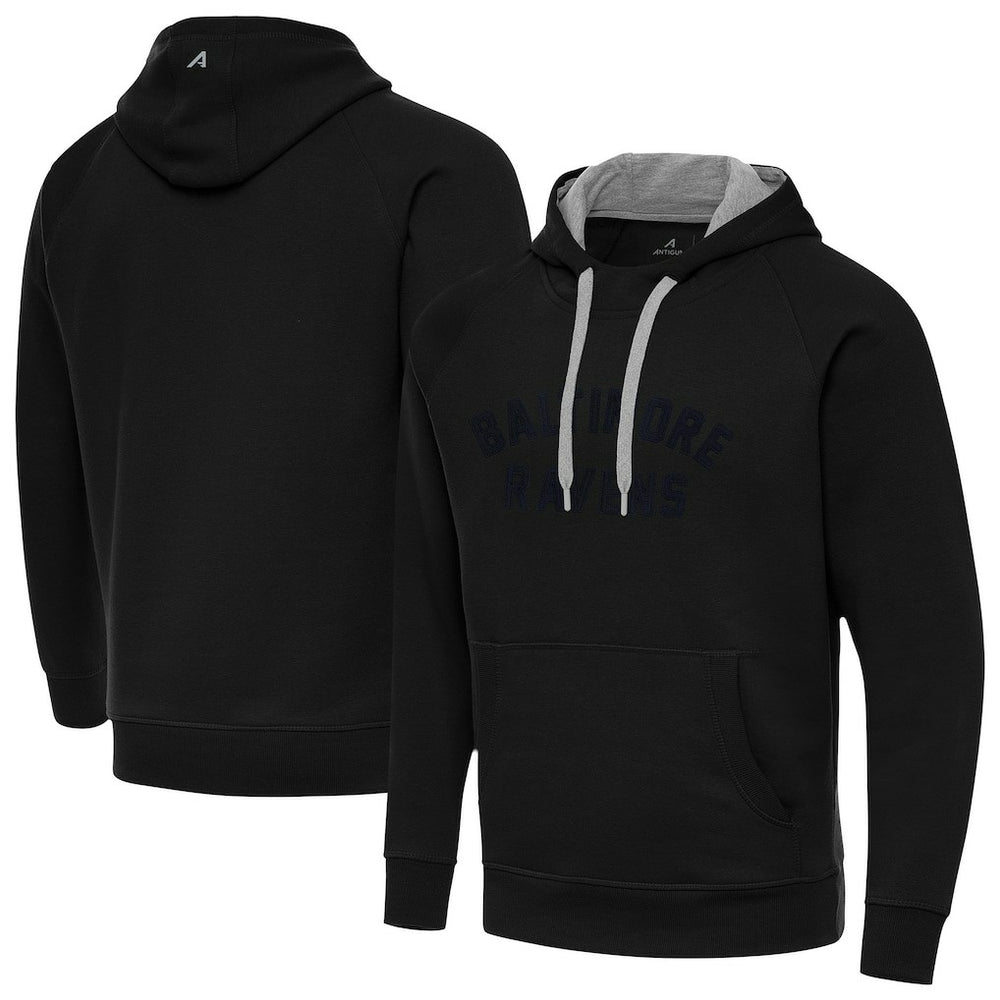 Baltimore Ravens Antigua Victory Hoodie - Black Hoodies