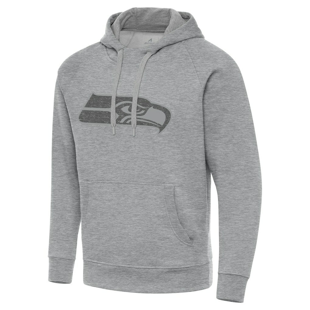 Seattle Seahawks Antigua Victory Hoodie - Heather Gray Hoodies