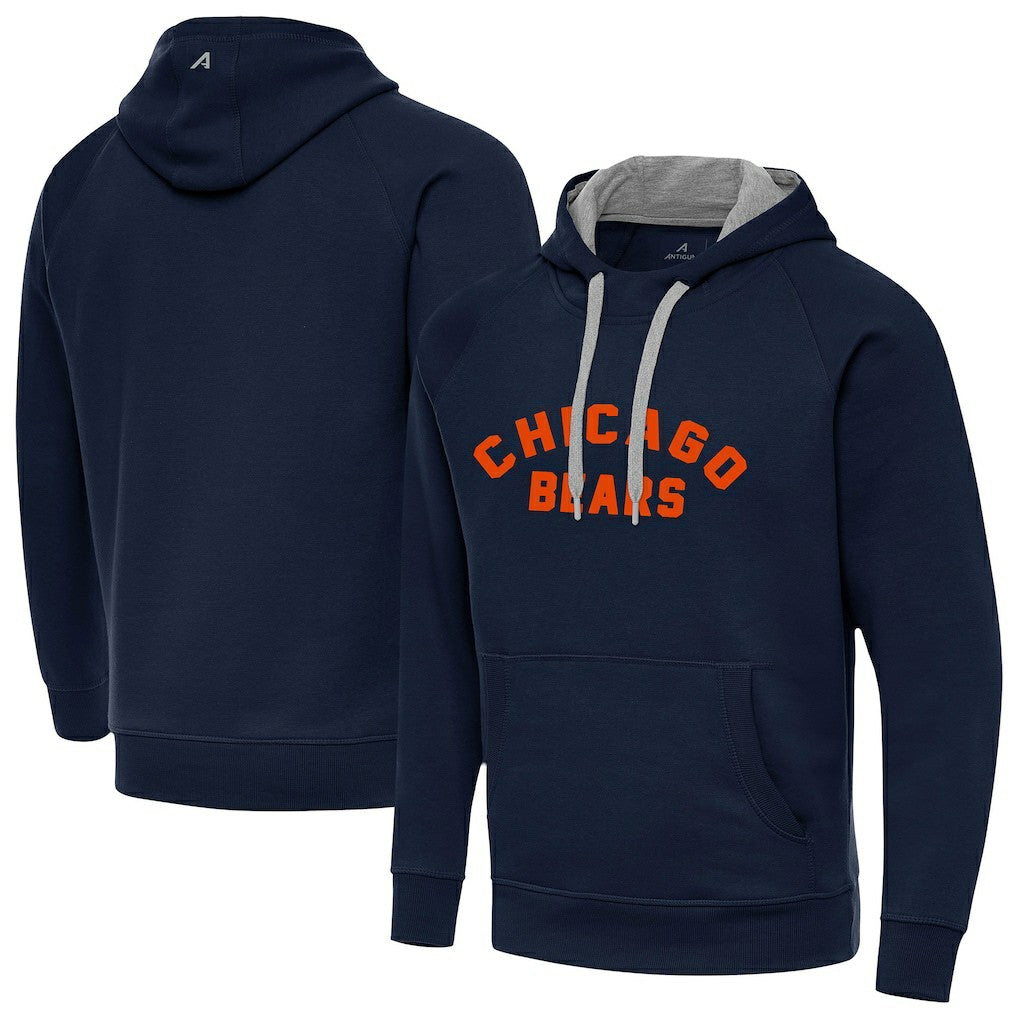 Chicago Bears Antigua Victory Hoodie - Navy Hoodies