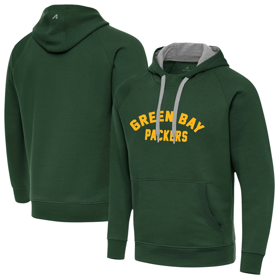 Green Bay Packers Antigua Victory Hoodie - Hunter Green Hoodies