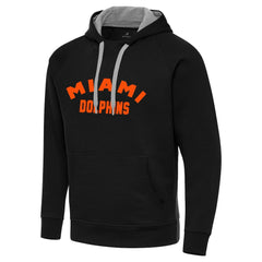 Miami Dolphins Antigua Victory Hoodie - Black Hoodies