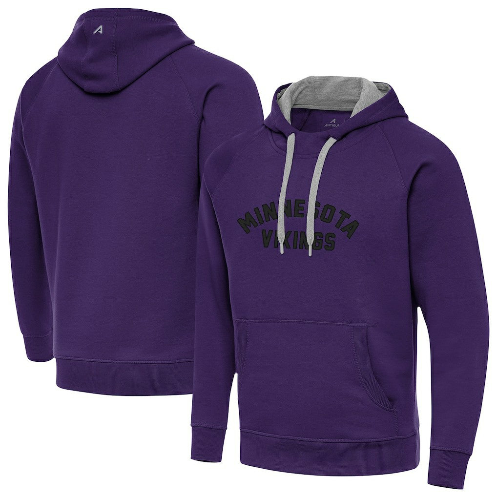 Minnesota Vikings Antigua Victory Hoodie - Purple Hoodies