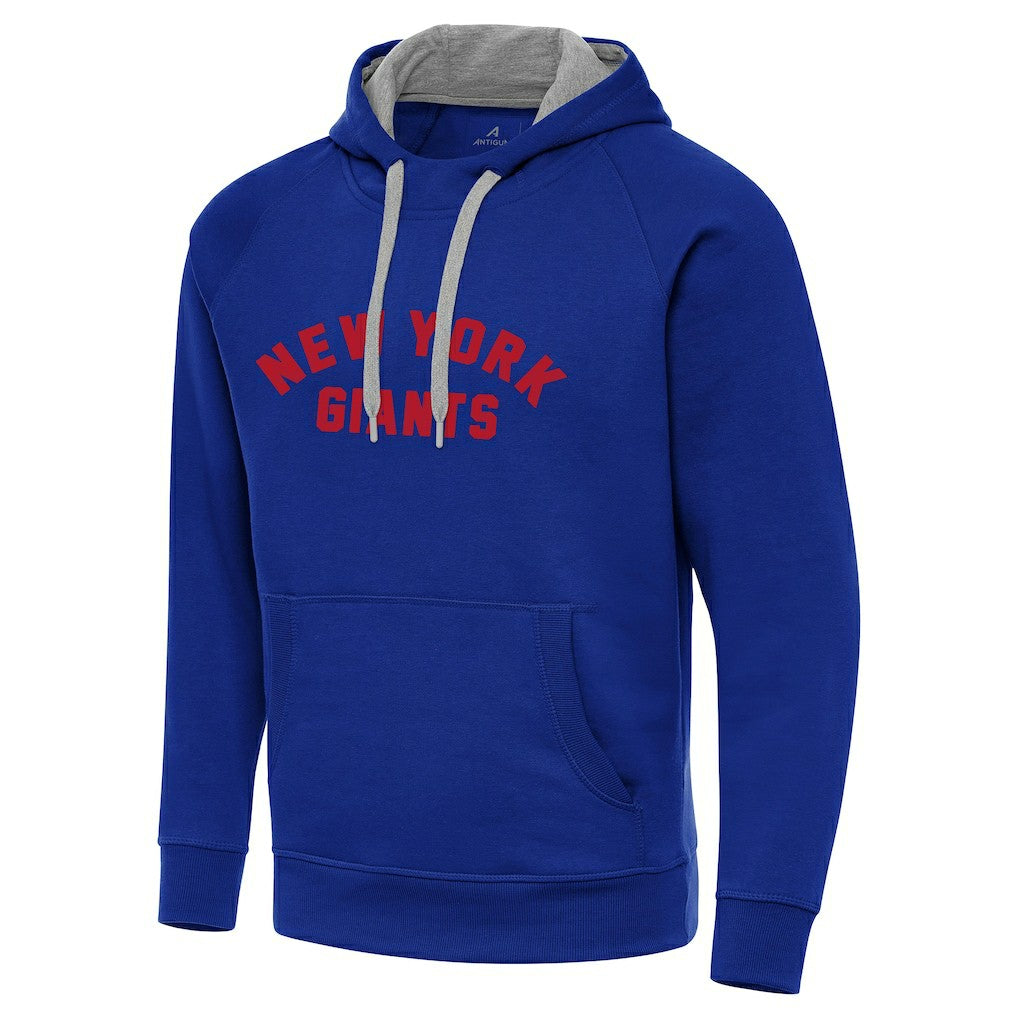 New York Giants Antigua Victory Hoodie - Royal Hoodies