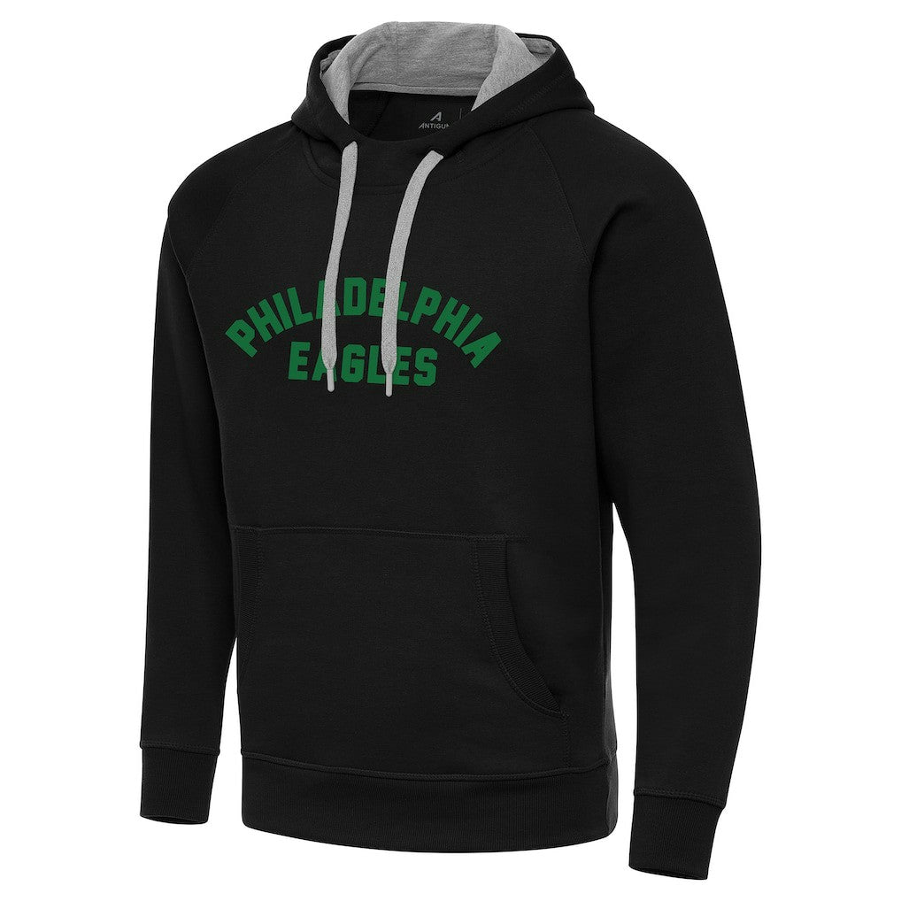 Philadelphia Eagles Antigua Victory Hoodie - Black Hoodies