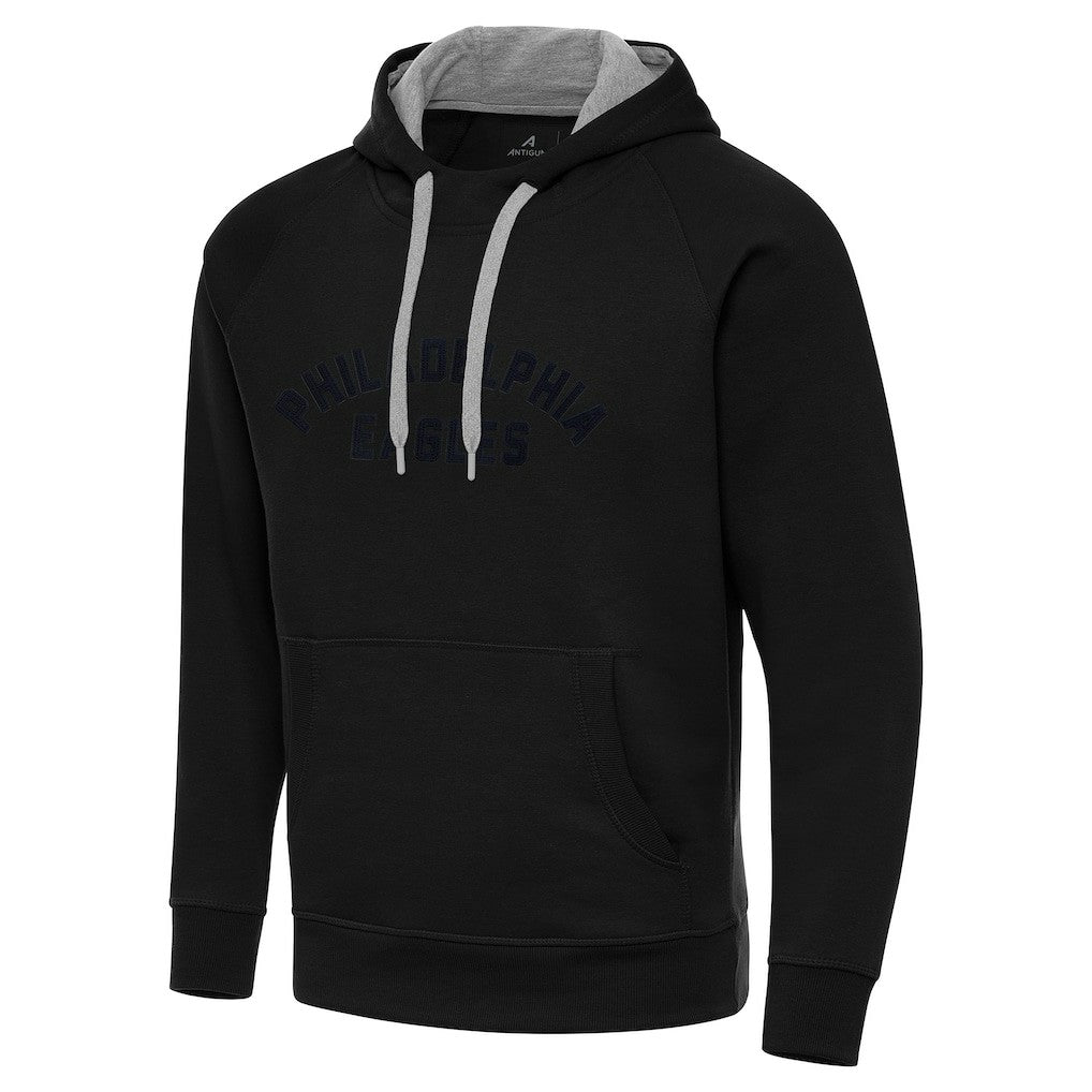 Philadelphia Eagles Antigua Victory Hoodie - Black Hoodies