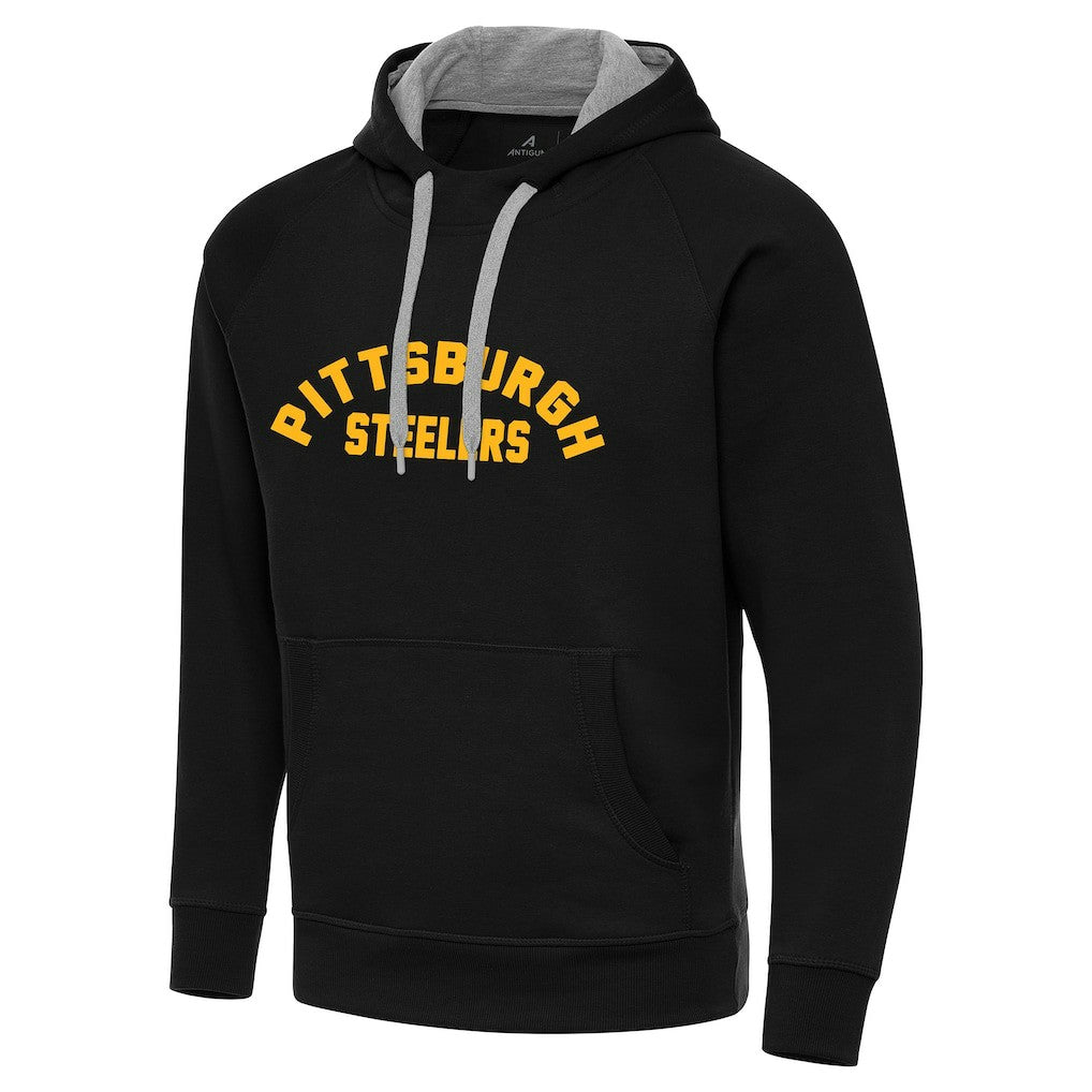 Pittsburgh Steelers Antigua Victory Hoodie - Black Hoodies