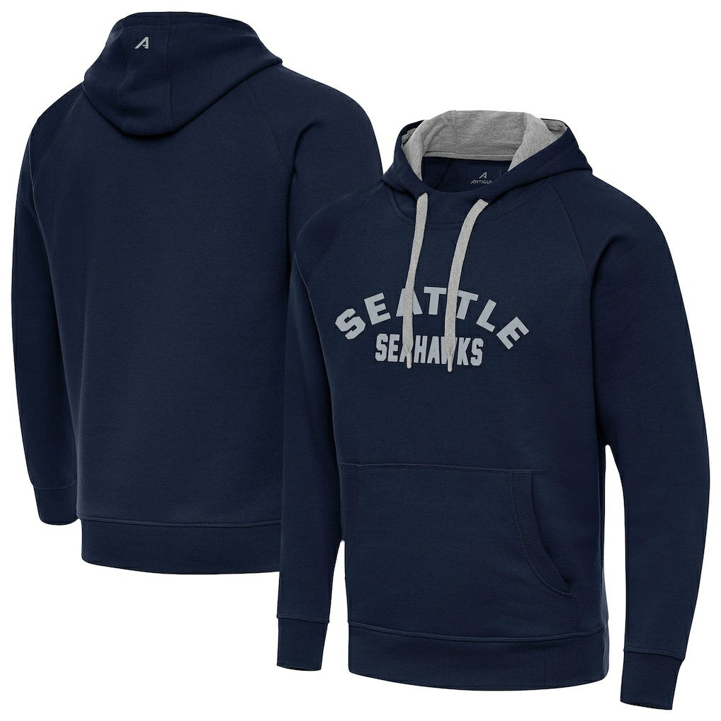 Seattle Seahawks Antigua Victory Hoodie - Navy Hoodies