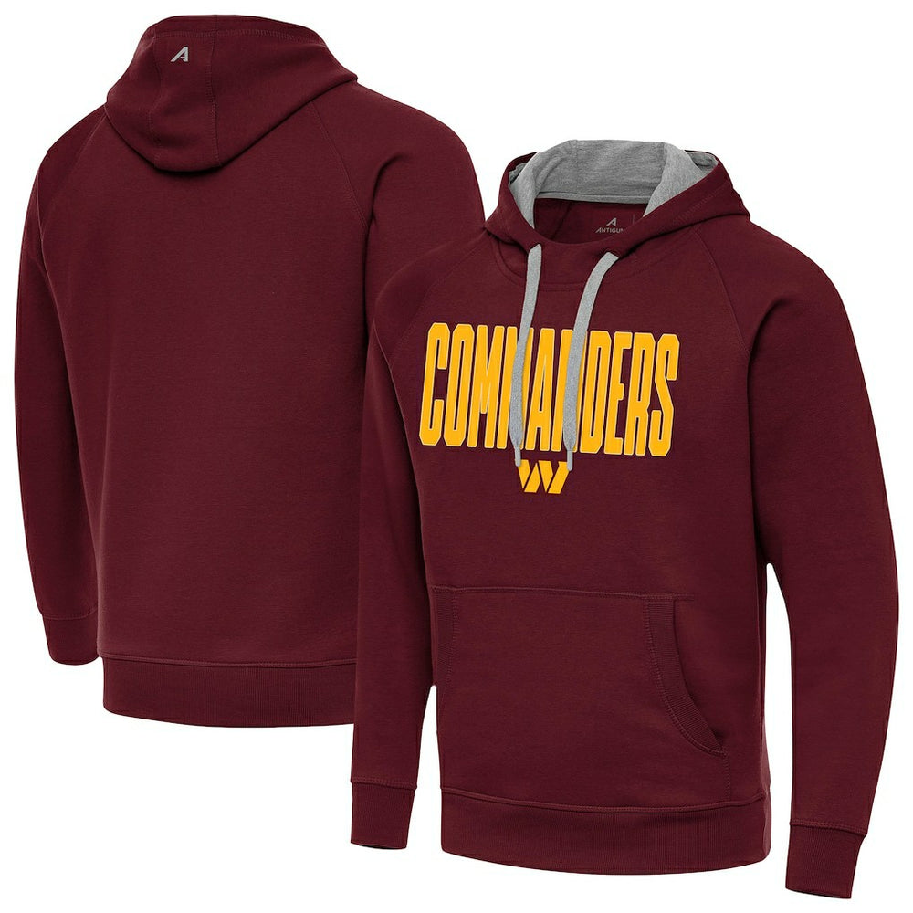 Washington Commanders Antigua Victory Hoodie - Burgundy Hoodies