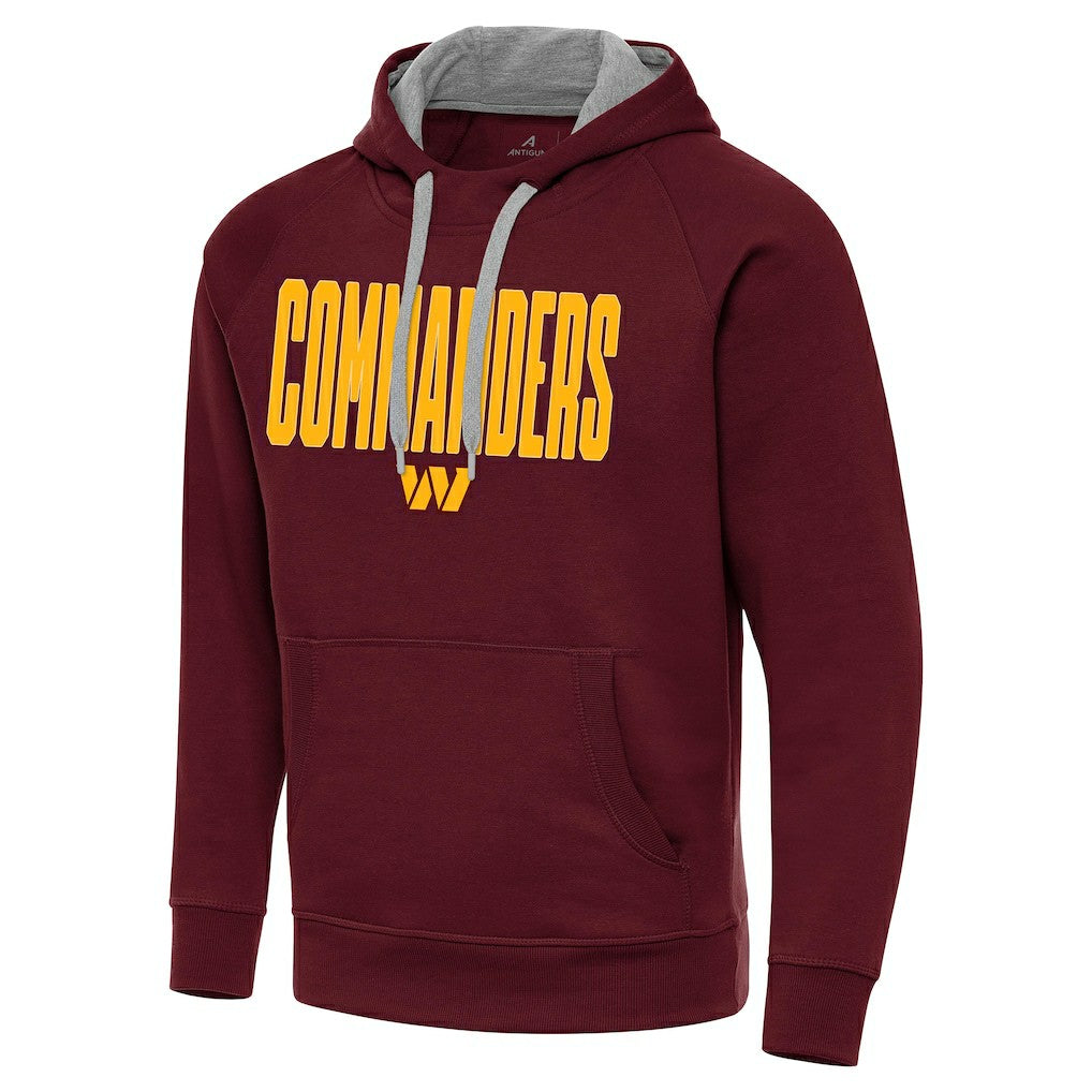 Washington Commanders Antigua Victory Hoodie - Burgundy Hoodies
