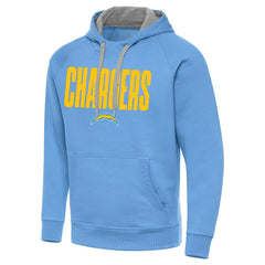 Los Angeles Chargers Antigua Victory Hoodie - Powder Blue Hoodies