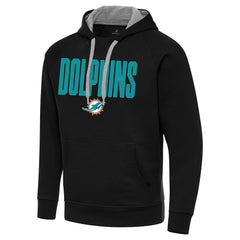 Miami Dolphins Antigua Victory Hoodie - Black Hoodies