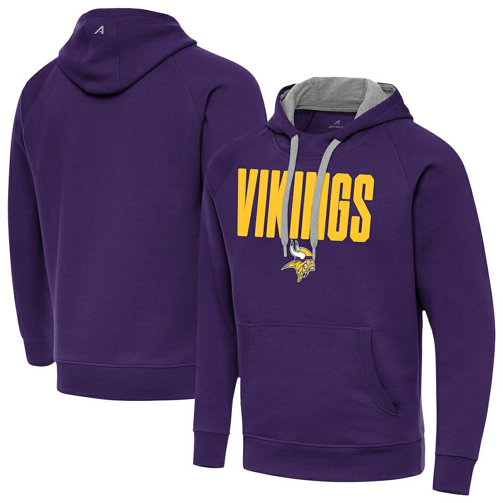 Minnesota Vikings Antigua Victory Hoodie - Purple Hoodies