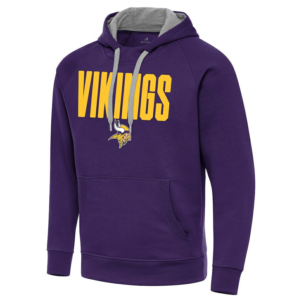 Minnesota Vikings Antigua Victory Hoodie - Purple Hoodies