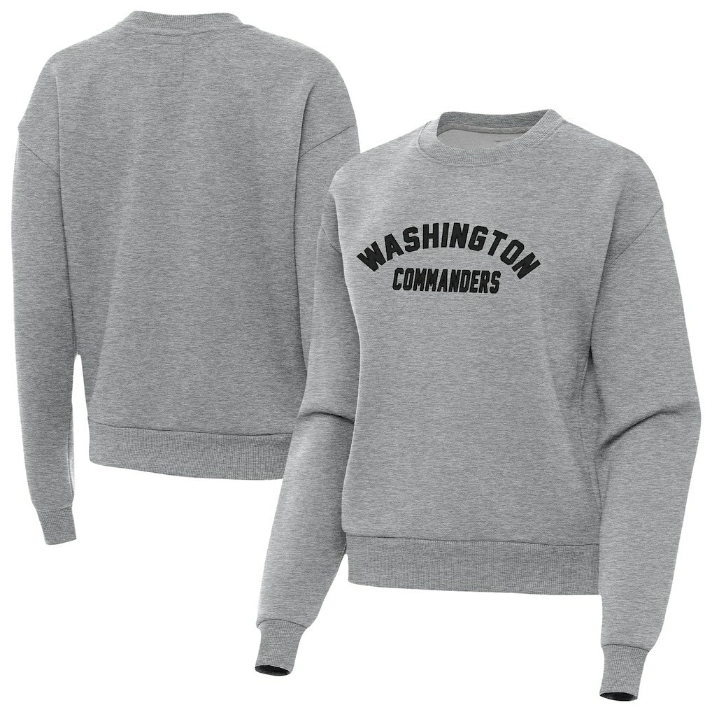 Washington Commanders Antigua Women's Victory Sweatshirt - Heather Gray Sweatshirts