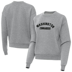 Washington Commanders Antigua Women's Victory Sweatshirt - Heather Gray Sweatshirts