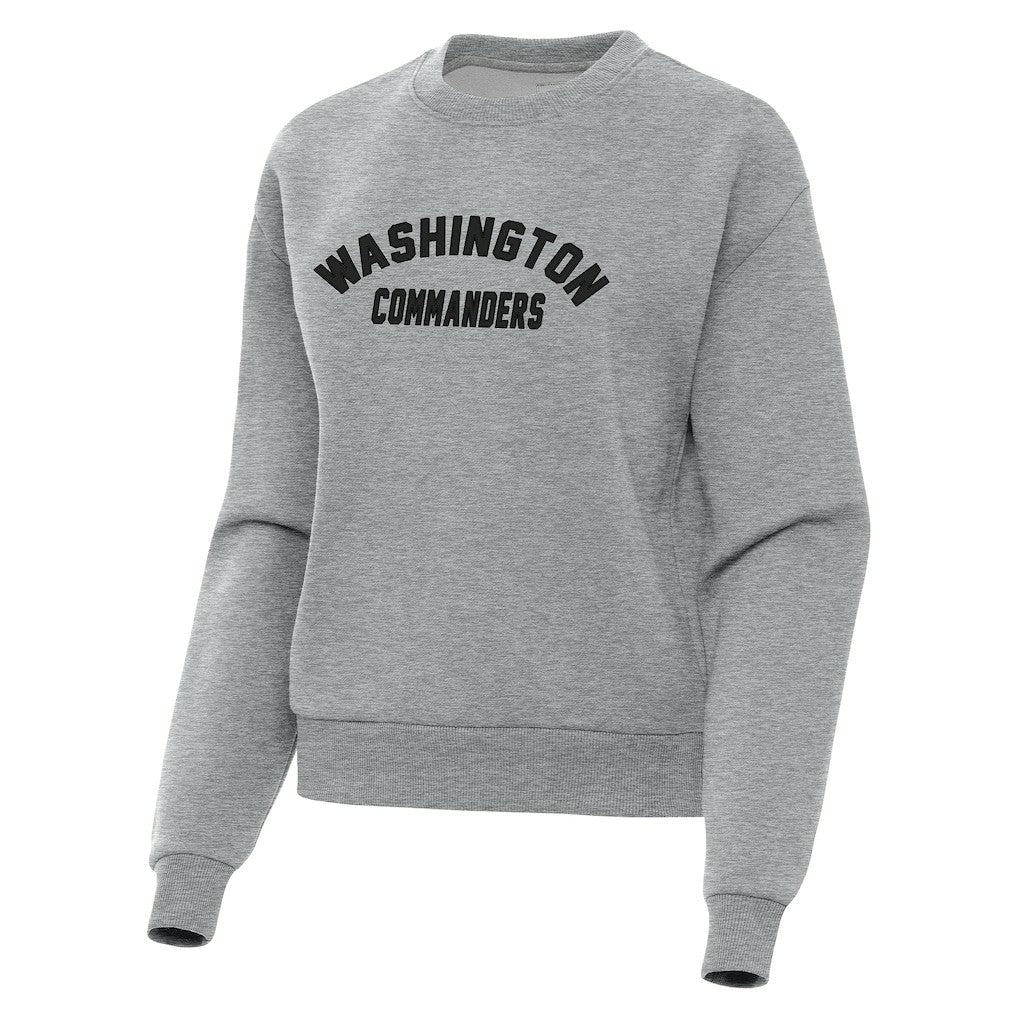 Washington Commanders Antigua Women's Victory Sweatshirt - Heather Gray Sweatshirts