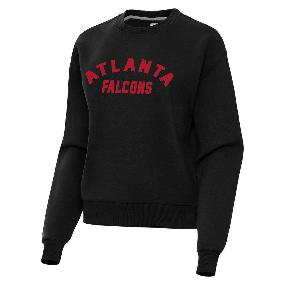 Atlanta Falcons Antigua Women's Victory Sweatshirt - Black Sweatshirts