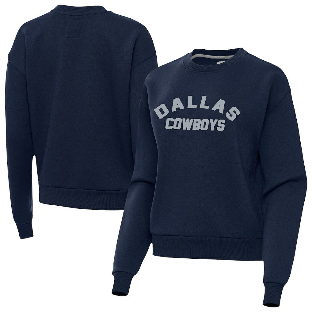 Dallas Cowboys Antigua Women's Victory Sweatshirt - Navy Sweatshirts