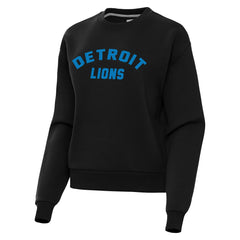 Detroit Lions Antigua Women's Victory Sweatshirt - Black Sweatshirts